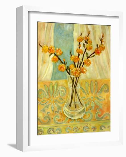 Orange Blossom on a Lemon Cloth-Lorraine Platt-Framed Giclee Print