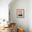 Orange Blue Graphite-Iris Lehnhardt-Framed Premium Giclee Print displayed on a wall