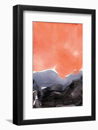 Orange Blue Graphite-Iris Lehnhardt-Framed Photographic Print