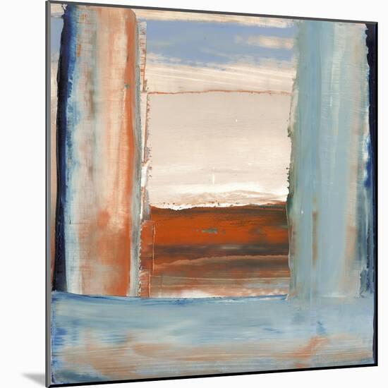 Orange & Blue I-Sharon Gordon-Mounted Art Print