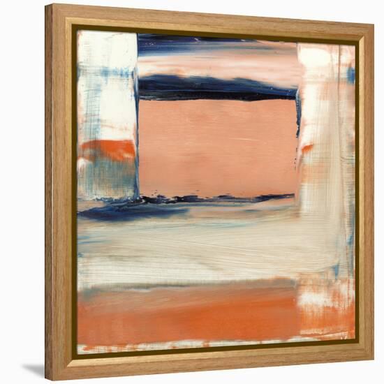 Orange & Blue II-Sharon Gordon-Framed Stretched Canvas