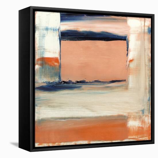 Orange & Blue II-Sharon Gordon-Framed Stretched Canvas