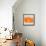 Orange Boom Box-NaxArt-Framed Stretched Canvas displayed on a wall