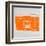 Orange Boom Box-NaxArt-Framed Art Print