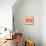 Orange Boom Box-NaxArt-Mounted Art Print displayed on a wall