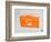 Orange Boom Box-NaxArt-Framed Art Print