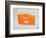 Orange Boom Box-NaxArt-Framed Art Print