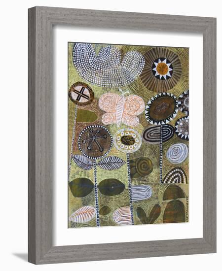 Orange Butterfly-Hilke Macintyre-Framed Giclee Print