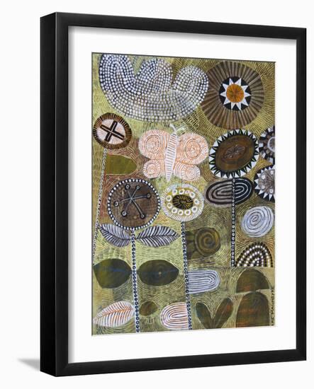 Orange Butterfly-Hilke Macintyre-Framed Giclee Print