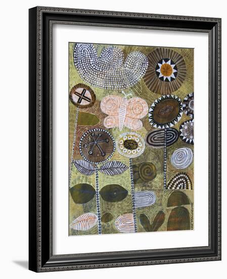 Orange Butterfly-Hilke Macintyre-Framed Giclee Print