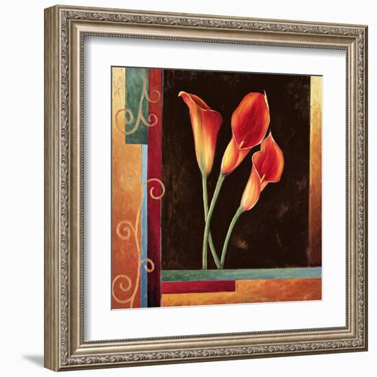 Orange Callas-Jill Deveraux-Framed Art Print