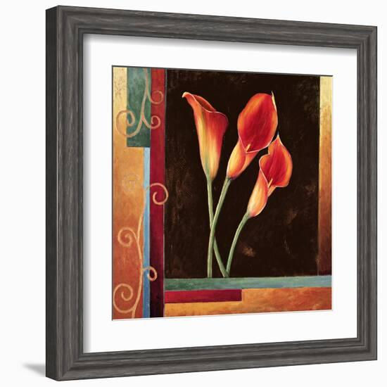 Orange Callas-Jill Deveraux-Framed Art Print