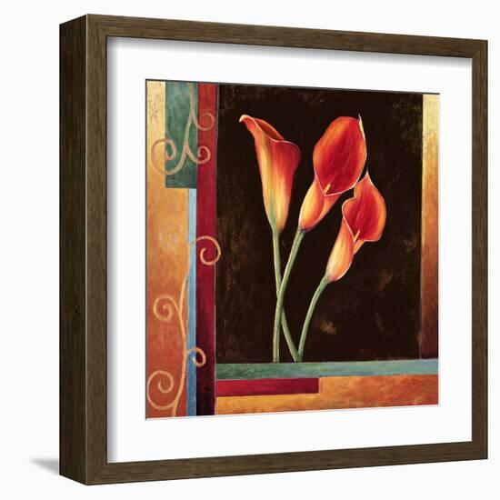 Orange Callas-Jill Deveraux-Framed Art Print