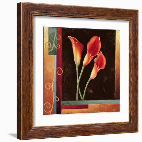 Orange Callas-Jill Deveraux-Framed Art Print