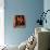 Orange Callas-Jill Deveraux-Art Print displayed on a wall