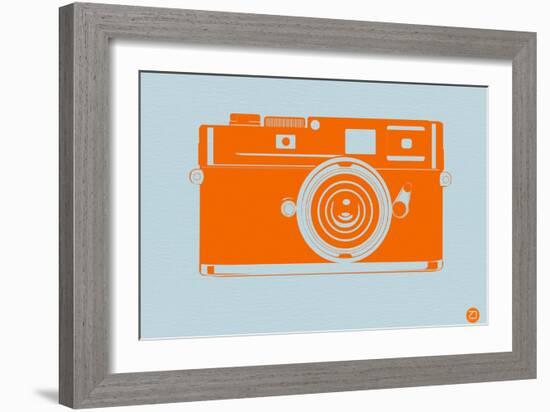 Orange Camera-NaxArt-Framed Art Print