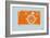 Orange Camera-NaxArt-Framed Art Print