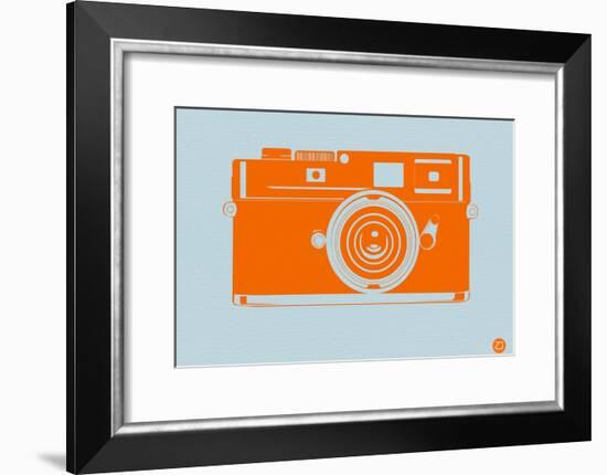 Orange Camera-NaxArt-Framed Art Print