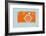 Orange Camera-NaxArt-Framed Art Print