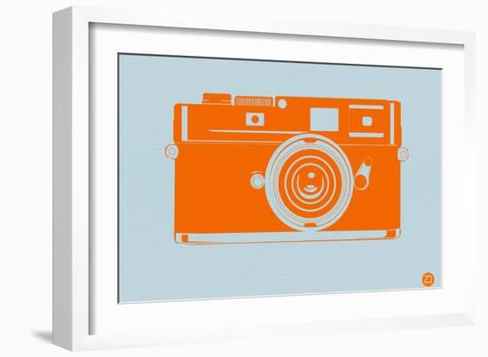 Orange Camera-NaxArt-Framed Art Print