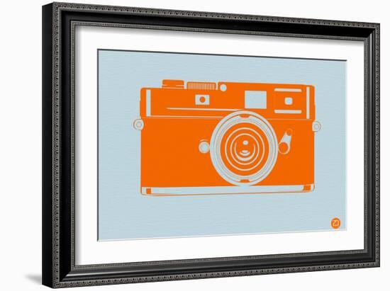 Orange Camera-NaxArt-Framed Art Print