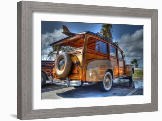 Orange Car-Robert Kaler-Framed Photographic Print