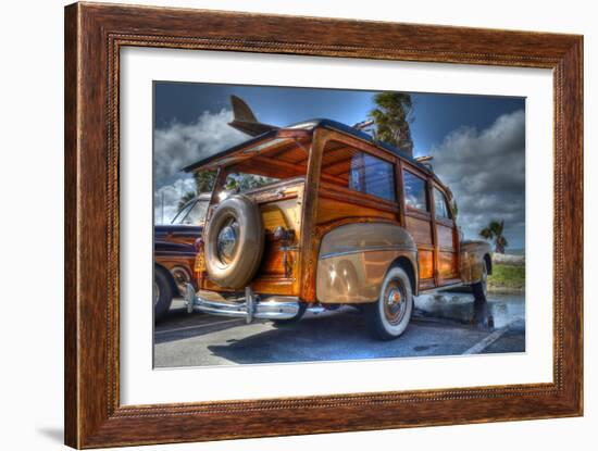 Orange Car-Robert Kaler-Framed Photographic Print