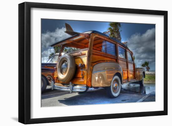 Orange Car-Robert Kaler-Framed Photographic Print