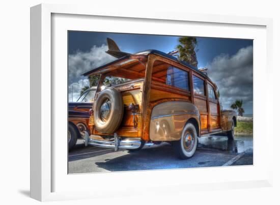 Orange Car-Robert Kaler-Framed Photographic Print