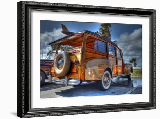 Orange Car-Robert Kaler-Framed Photographic Print