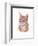 Orange Cat II-Melissa Wang-Framed Art Print