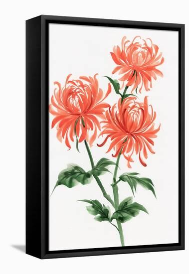 Orange Chrysanthemum-Surovtseva-Framed Stretched Canvas