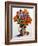 Orange Chrysanthemums-Christopher Ryland-Framed Giclee Print