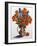 Orange Chrysanthemums-Christopher Ryland-Framed Giclee Print