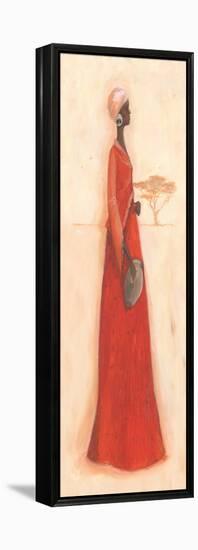 Orange Cloth-Julia Hawkins-Framed Stretched Canvas