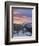 Orange Clouds at Dawn Above Longs Peak, Rocky Mountain National Park, Colorado-James Hager-Framed Photographic Print