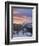 Orange Clouds at Dawn Above Longs Peak, Rocky Mountain National Park, Colorado-James Hager-Framed Photographic Print