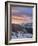 Orange Clouds at Dawn Above Longs Peak, Rocky Mountain National Park, Colorado-James Hager-Framed Photographic Print