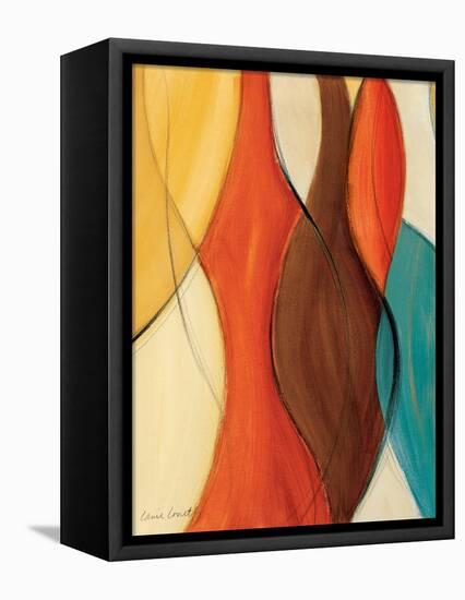 Orange Coalescence II-Lanie Loreth-Framed Stretched Canvas