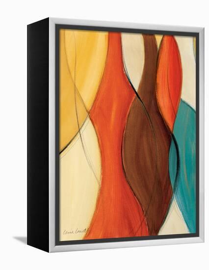 Orange Coalescence II-Lanie Loreth-Framed Stretched Canvas