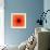 Orange Concentric Flower Center: Mandala Kaleidoscopic Design-tr3gi-Framed Art Print displayed on a wall