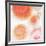 Orange Contempo Light Circles-Kat Papa-Framed Art Print