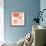 Orange Contempo Light Circles-Kat Papa-Framed Art Print displayed on a wall