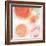 Orange Contempo Light Circles-Kat Papa-Framed Art Print