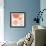 Orange Contempo Light Circles-Kat Papa-Framed Art Print displayed on a wall
