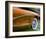 Orange Corvette-Richard James-Framed Art Print