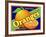 Orange Crate Label-Mark Frost-Framed Giclee Print