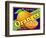 Orange Crate Label-Mark Frost-Framed Giclee Print