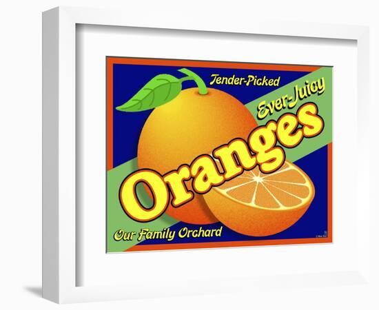 Orange Crate Label-Mark Frost-Framed Giclee Print