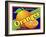 Orange Crate Label-Mark Frost-Framed Giclee Print